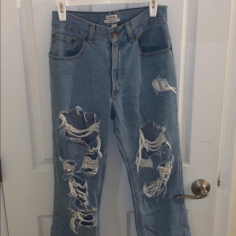 LL Bean Mom jeans